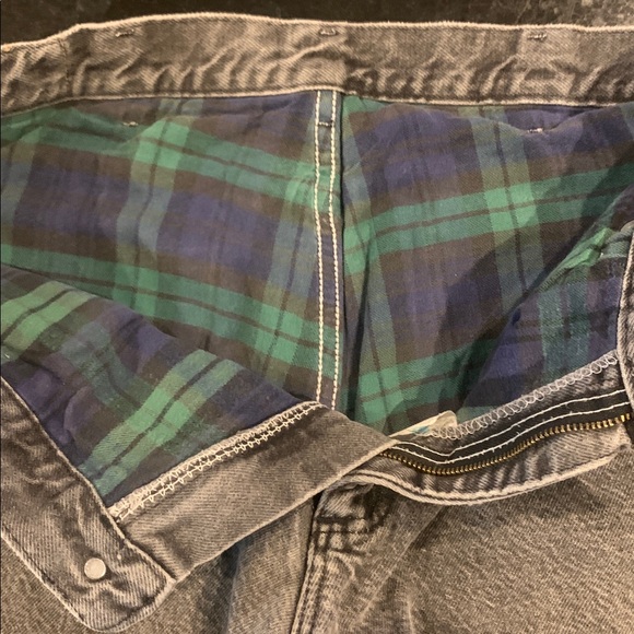 L.L. Bean Men's Flannel Lined Jeans 35x30 - Picture 8 of 9